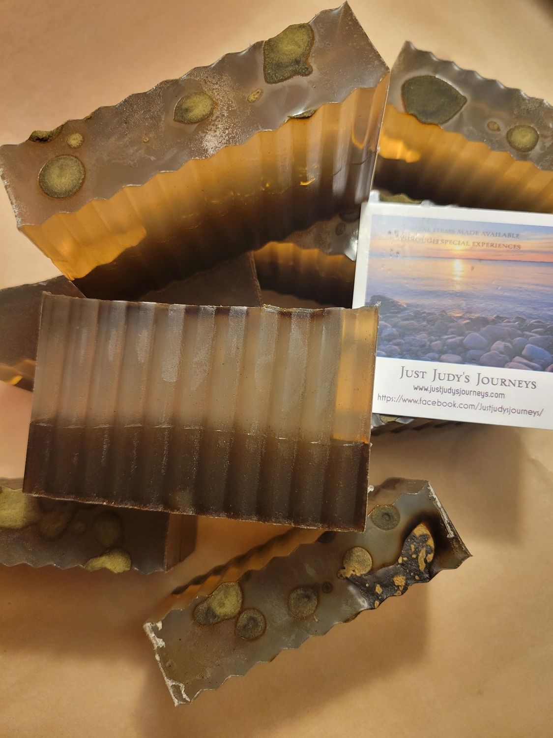 Soap-Judy's Green Tea/Lemongrass/Aloe Bars 3.4 ozs (96gms)