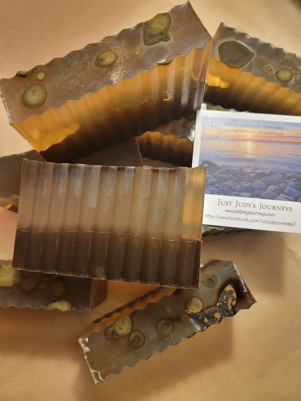 Soap-Judy's Green Tea/Lemongrass/Aloe Bars 4.2-4.4  ozs (119-124gms)