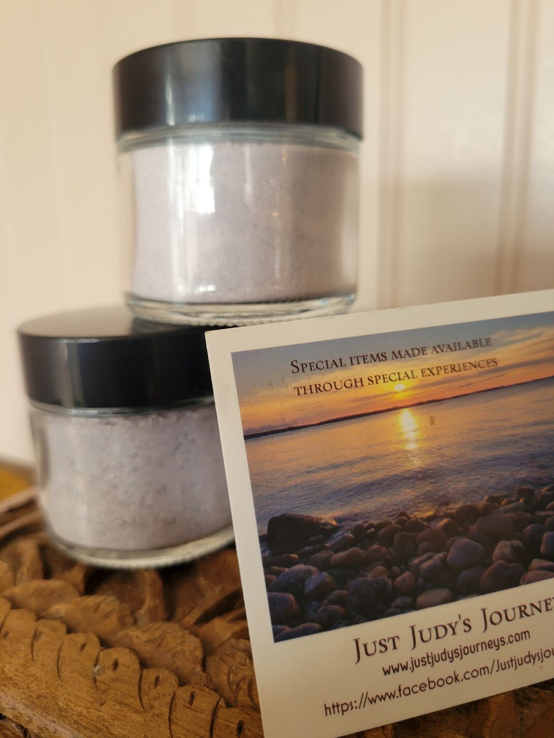 Judy's "Keep Calm" Dry Blend Facial Mask(Glass Jar) 1oz Net wt.