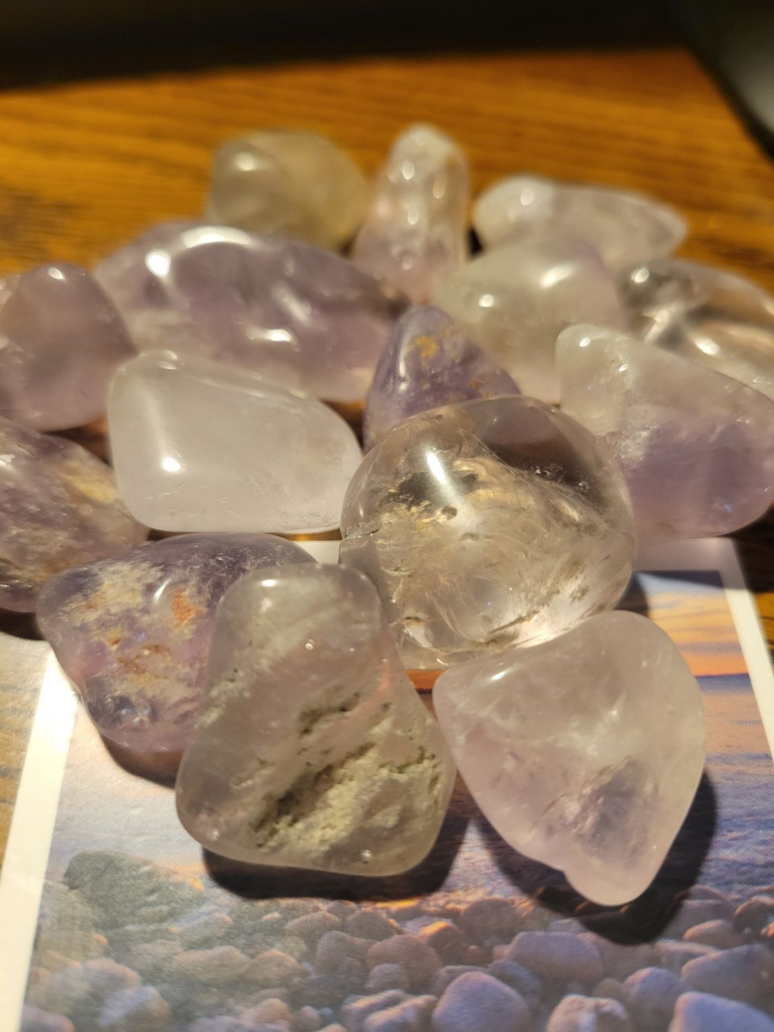 Crystal/Stone Medium Ametrine! 16 piece! )Value $65.00