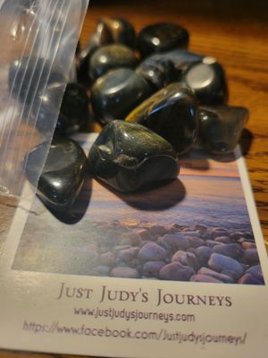 Crystal Tumbled Blue Tiger Eye (Med)  (35 Pieces!!) Value $210