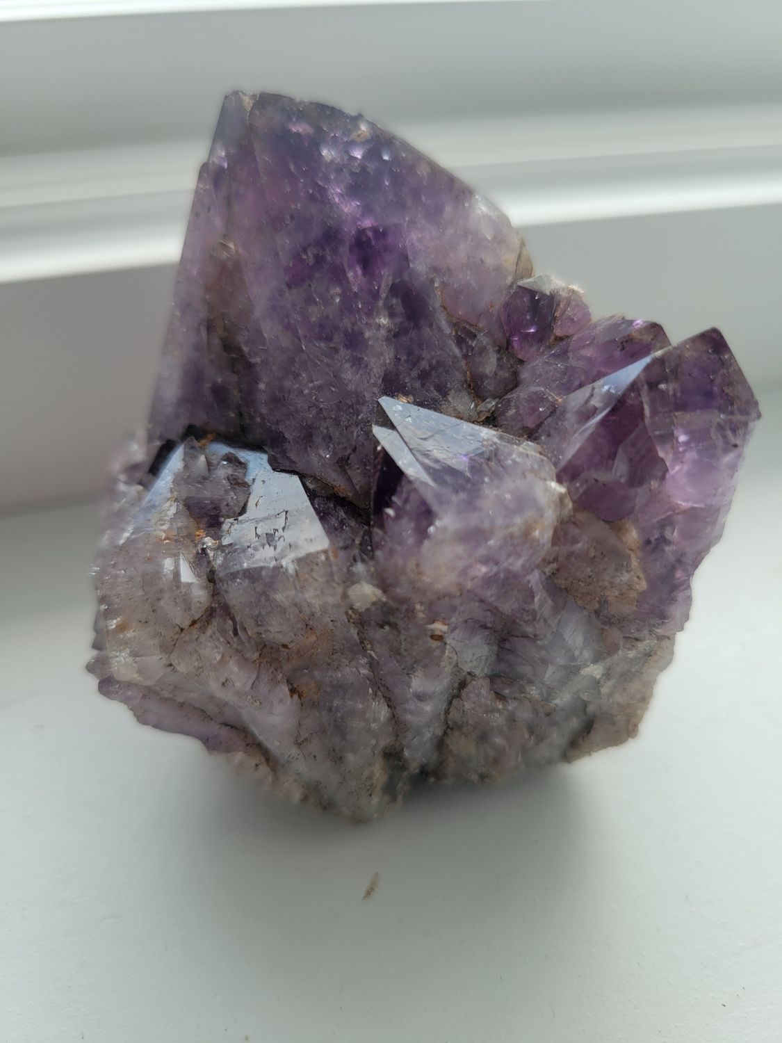 Crystal Amethyst Chunk -stunning! That shape &amp; color!
