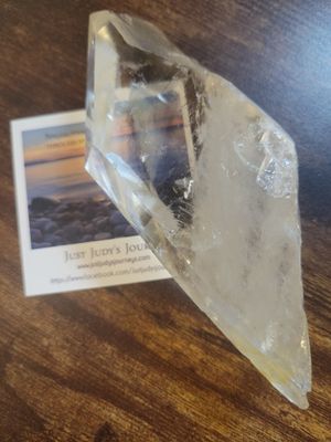 Crystal Lemurian Seed Quartz Point-Large 9.5ozs! WAS$125!