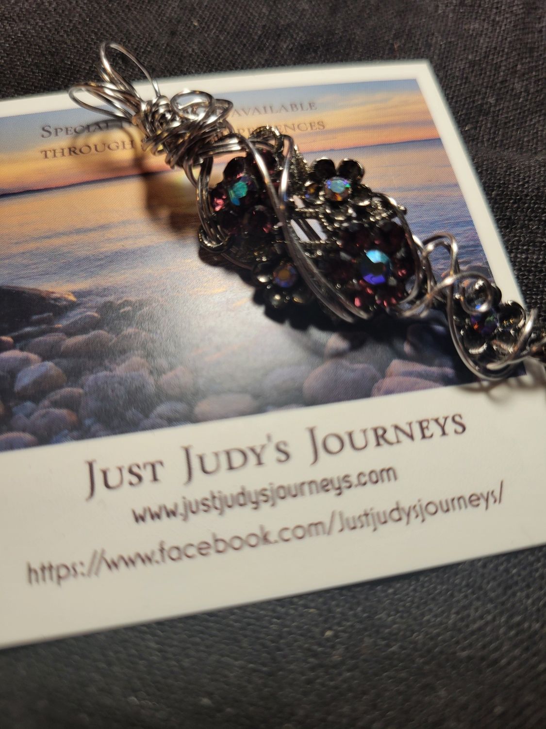 **NEW**Fearless-Reclaimed Glass- Pendant - Created by Judy