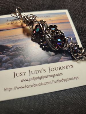 **NEW**Fearless-Reclaimed Glass- Pendant - Created by Judy