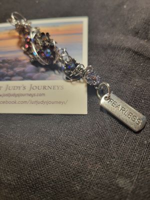 **NEW**Fearless-Reclaimed Glass- Pendant - Created by Judy
