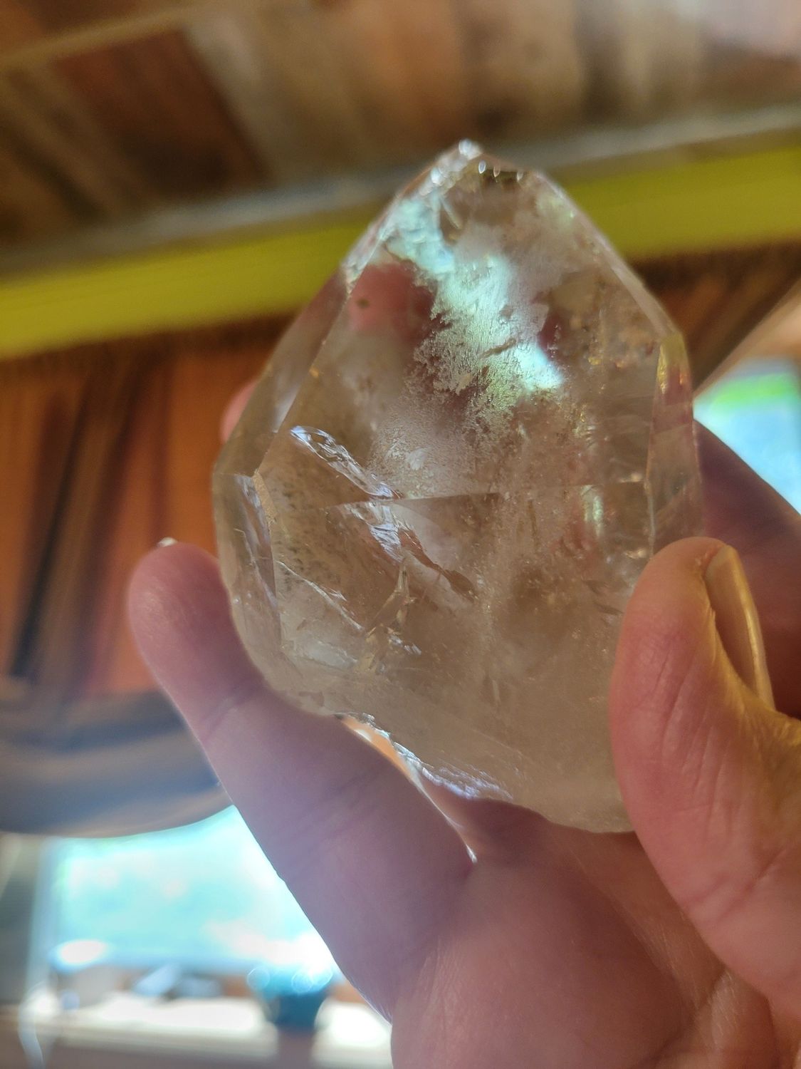 Crystal Lemurian Seed Quartz Point-Medium+ size- 8plus ozs! WAS$115!