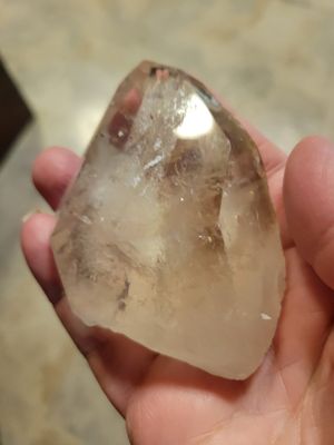 Crystal Lemurian Seed Quartz Point-Medium+ size- 8plus ozs! WAS$115!