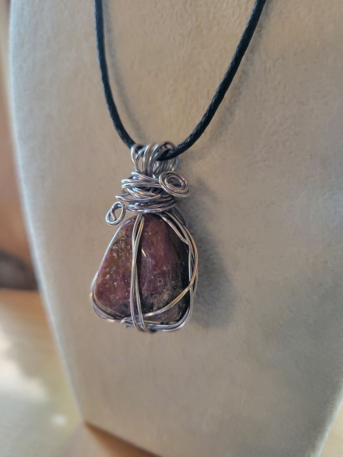 Pendant Rhodonite - Created by Judy