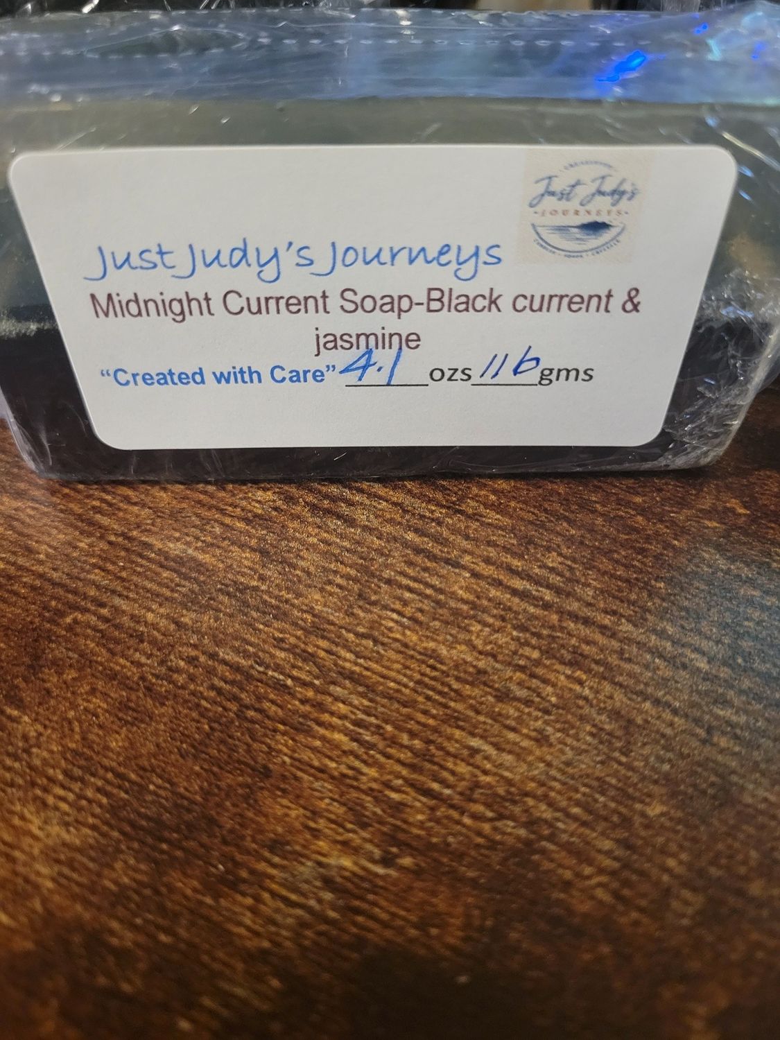 Soap-Judy's Midnight Current (Black Current &amp; Jasmine) 4.1ozs (116gms)
