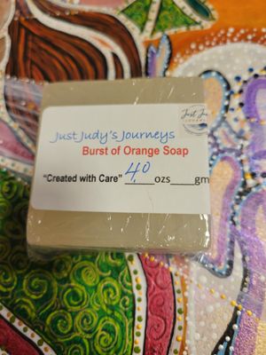 Soap-Judy's Burst of Orange soap 4.0 ozs (113gms)