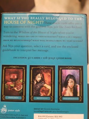 Cards- Wisdom of House of Night Oracle (previously loved)