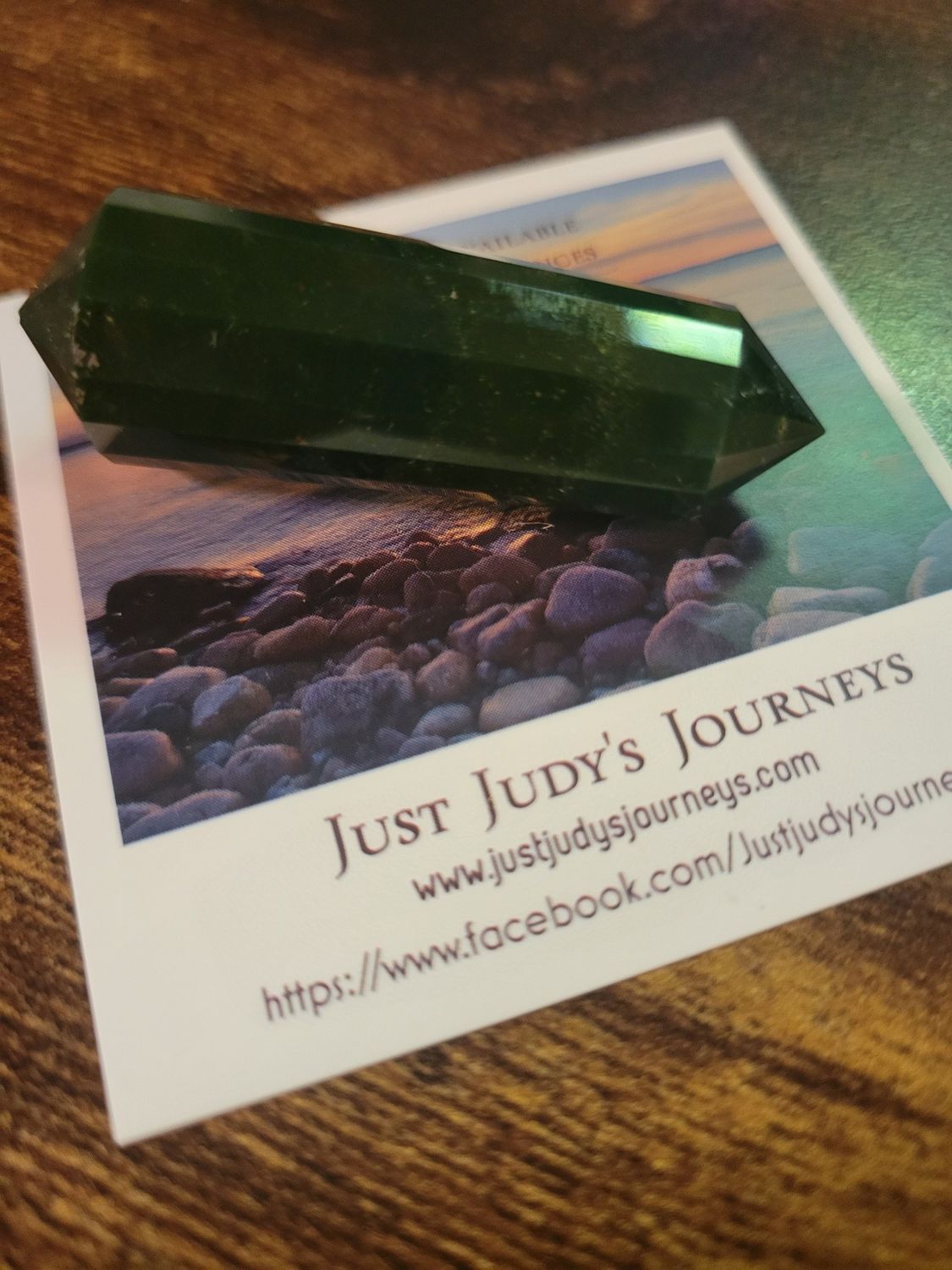 Crystal D/T Bloodstone Point- 2 1/2 inches (WAS $20)