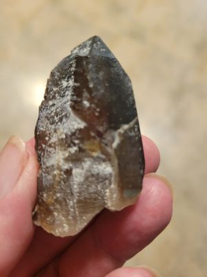 Crystal Smoky Quartz Rough with growth -37gms WAS $40.