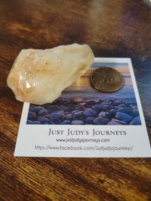 Crystal Citrine Rough Point