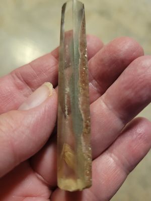Crystal-Rare Phantom Quartz Laser 3.25 inches. WAS $115.00