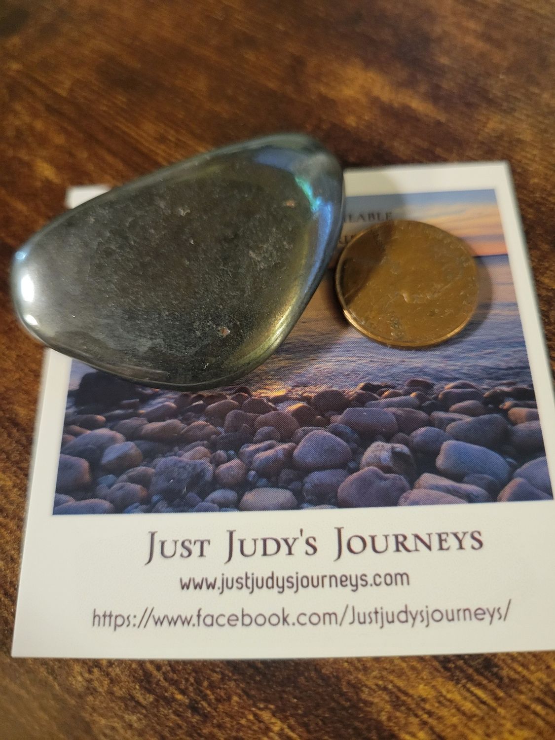 Crystal/Stone Large Flat Hematite Stone (was $15.00)