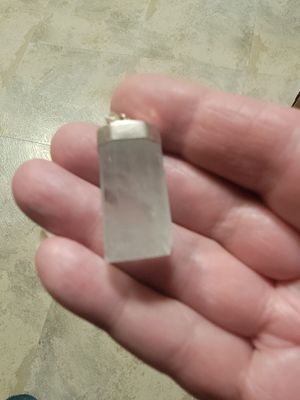 Pendant Crystal Aquamarine/Sterling Silver WAS $130
