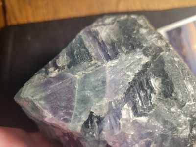 Crystal Fluorite Chunk -Multi Color- Weight OVER 2lbs!! -Stunning! (Blue -Green &amp; Purple) Was $ 125.00