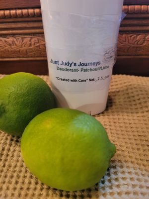 Judy's Clean Ingredient Deodorant-Made with Care -Patchouli/Lime-Lightly Scented