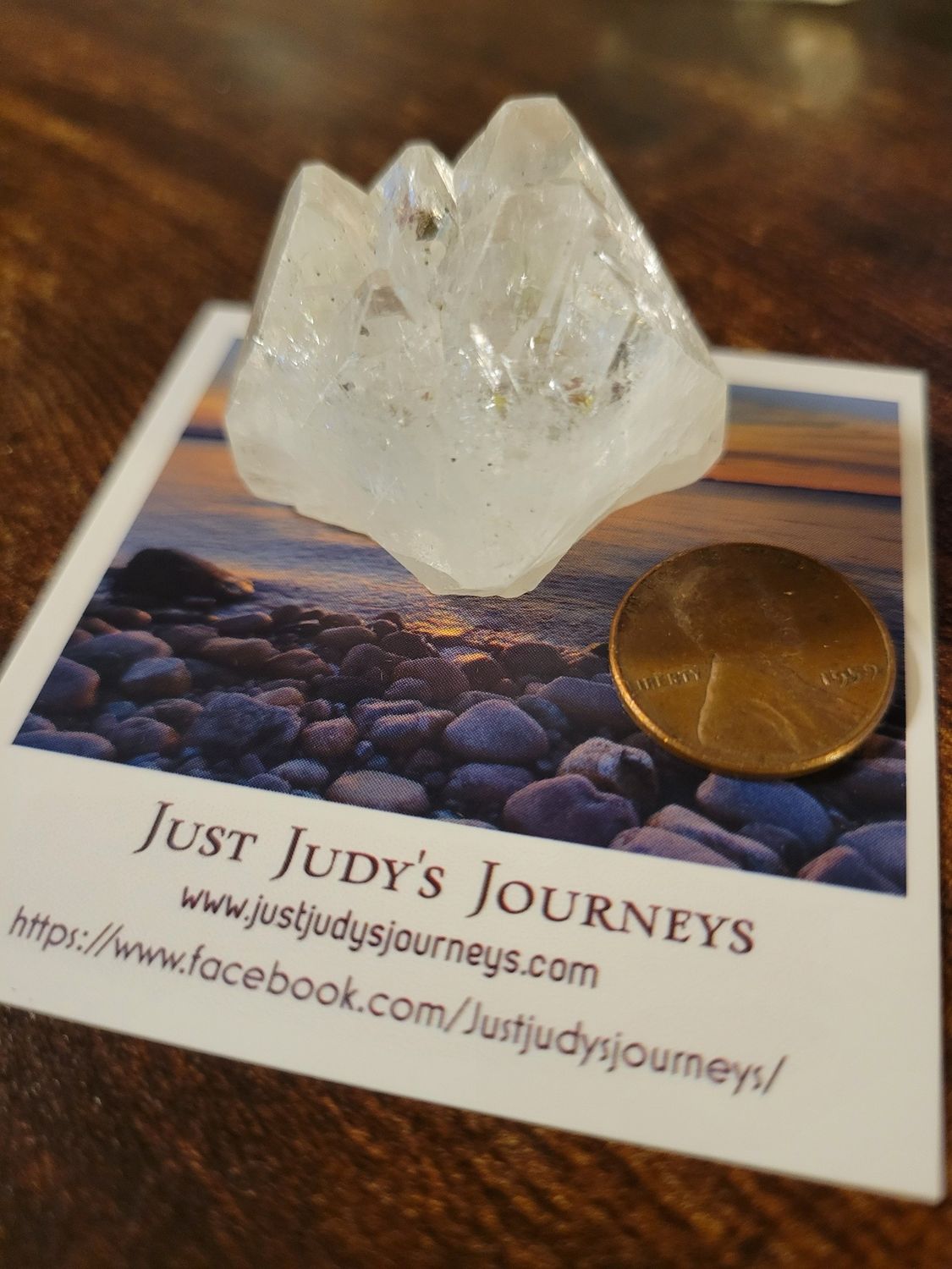 Crystal/Stone Individual Apophyllite "mountain" -a beauty