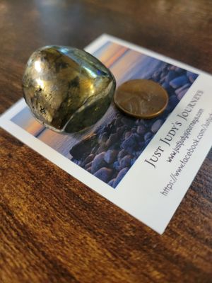 Crystal Chalcopyrite Med Tumbled