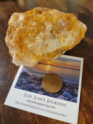 Crystal Ferruginous Quartz  Rough Chunk 9.2 ozs. (aka Hematoid) WAS$55