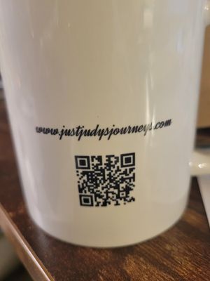 Mug "Just Judy's Journeys" ( 11 oz capacity)