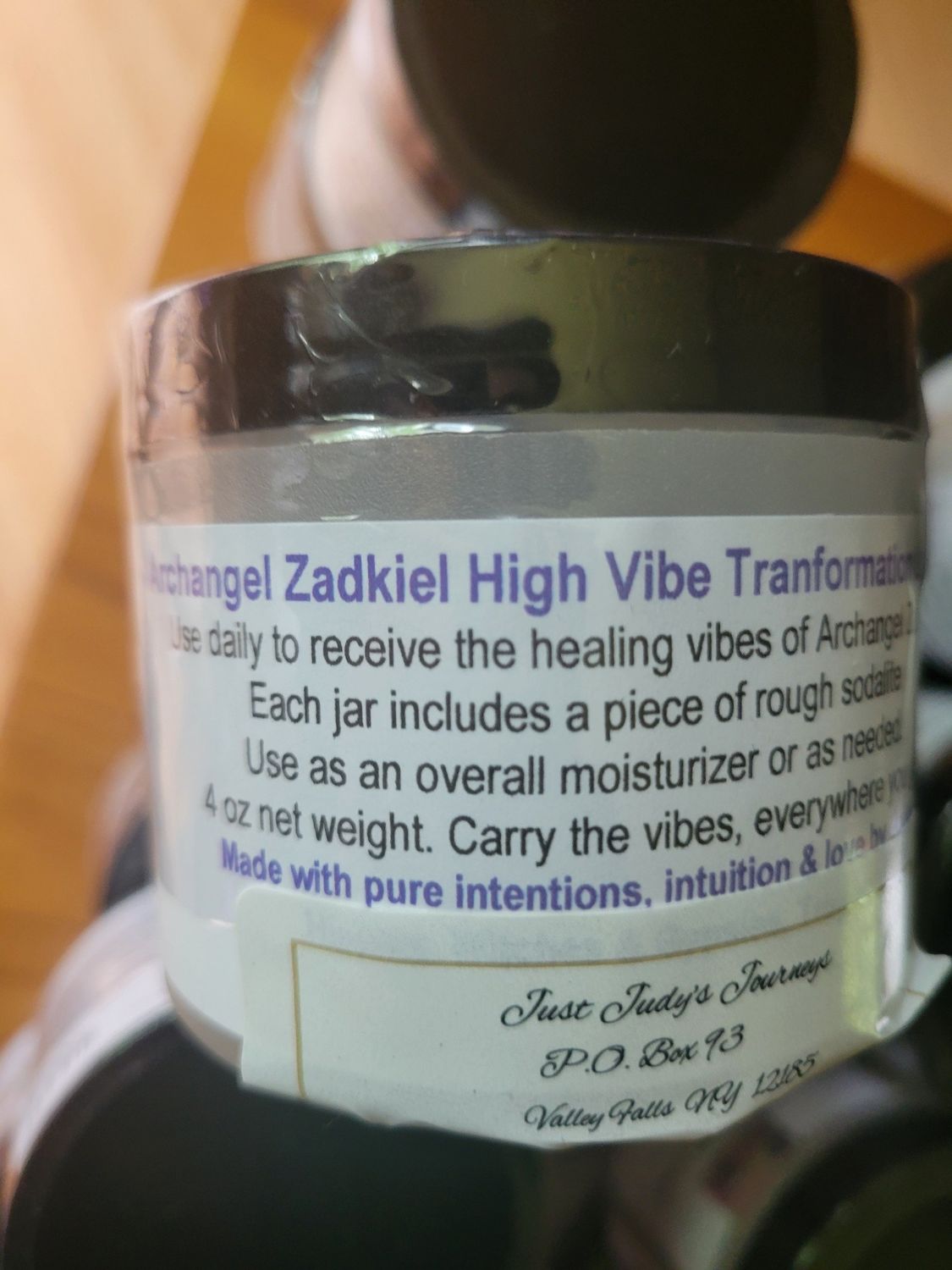 Judy's Archangel Zadkiel Body Cream/Lotion (CLEAR OUT) WAS$25