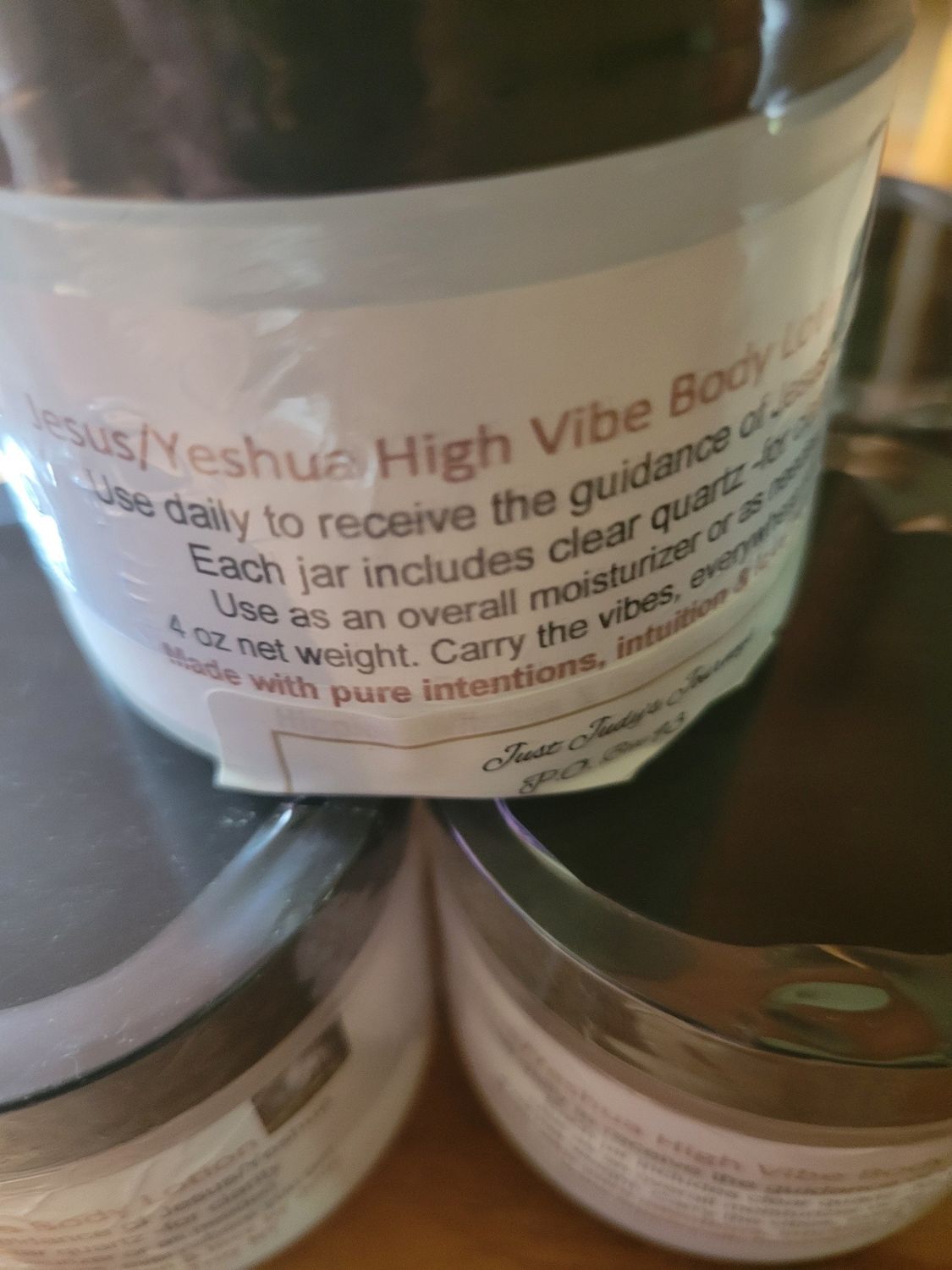 Judy's Jesus/Yeshua Body Cream/Lotion(CLEAR OUT) WAS$25