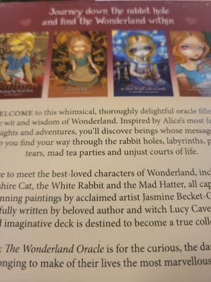 Cards- Alice in Wonderland Oracle (previously loved)