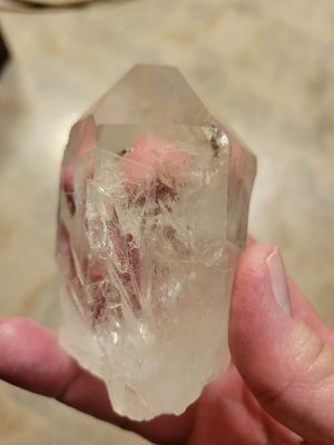 Crystal Lemurian Seed Quartz Point-Large 9.5ozs! WAS$125!