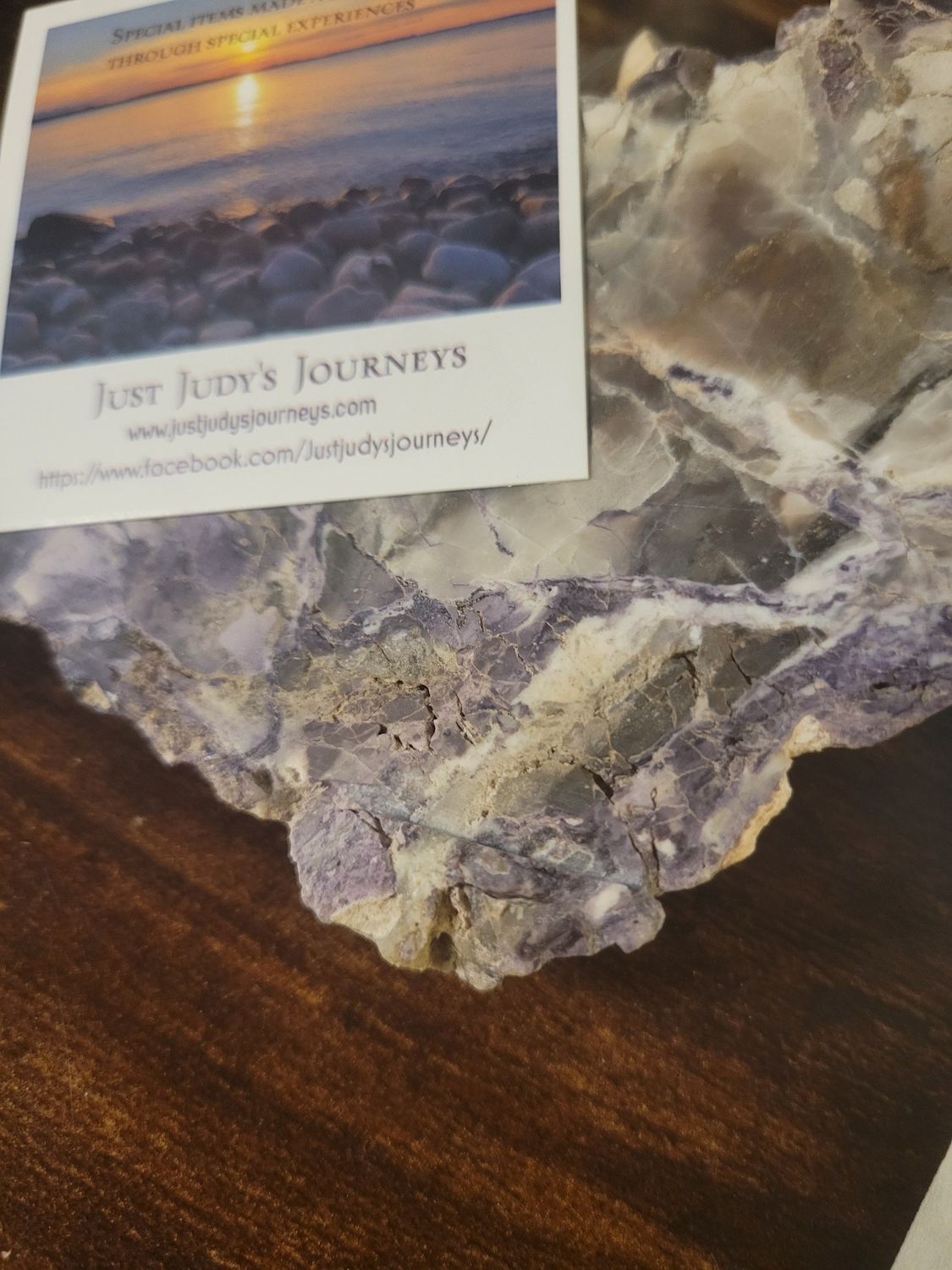 Crystal Tiffany Stone (aka) rare Opalized Fluorite Stunning 1.03lbs!