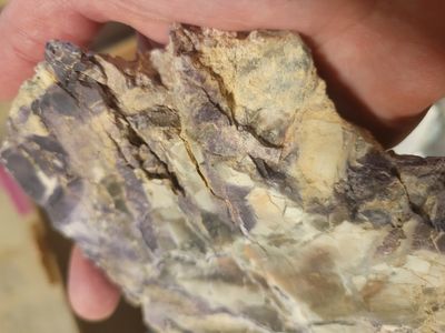 Crystal Tiffany Stone (aka) rare Opalized Fluorite Stunning 1.03lbs!