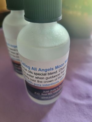 Judy's Moon Water- Calling All Angels 2oz glass bottle WAS$18.00