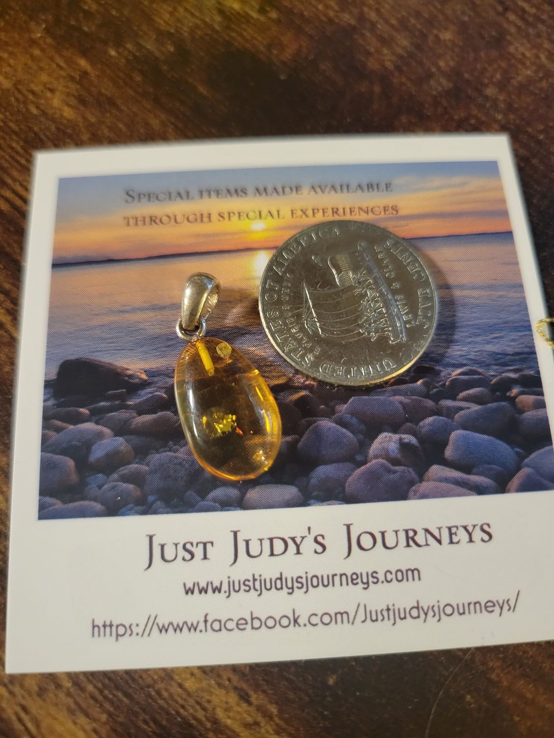 Pendant Baltic Amber -Lithuania