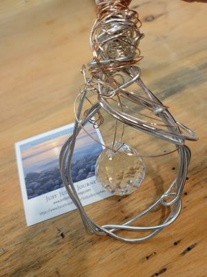 Window Hanging Prism Art piece -6 Inch- Created by Judy