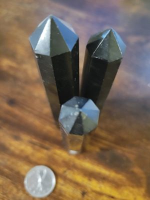 Crystal Black Agate Obelisk- One will be chosen for you-Price per each.