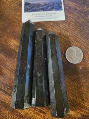 Crystal Black Agate Obelisk- One will be chosen for you-Price per each.