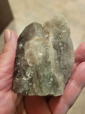 Crystal Smoky Quartz Chunk 13ozs.