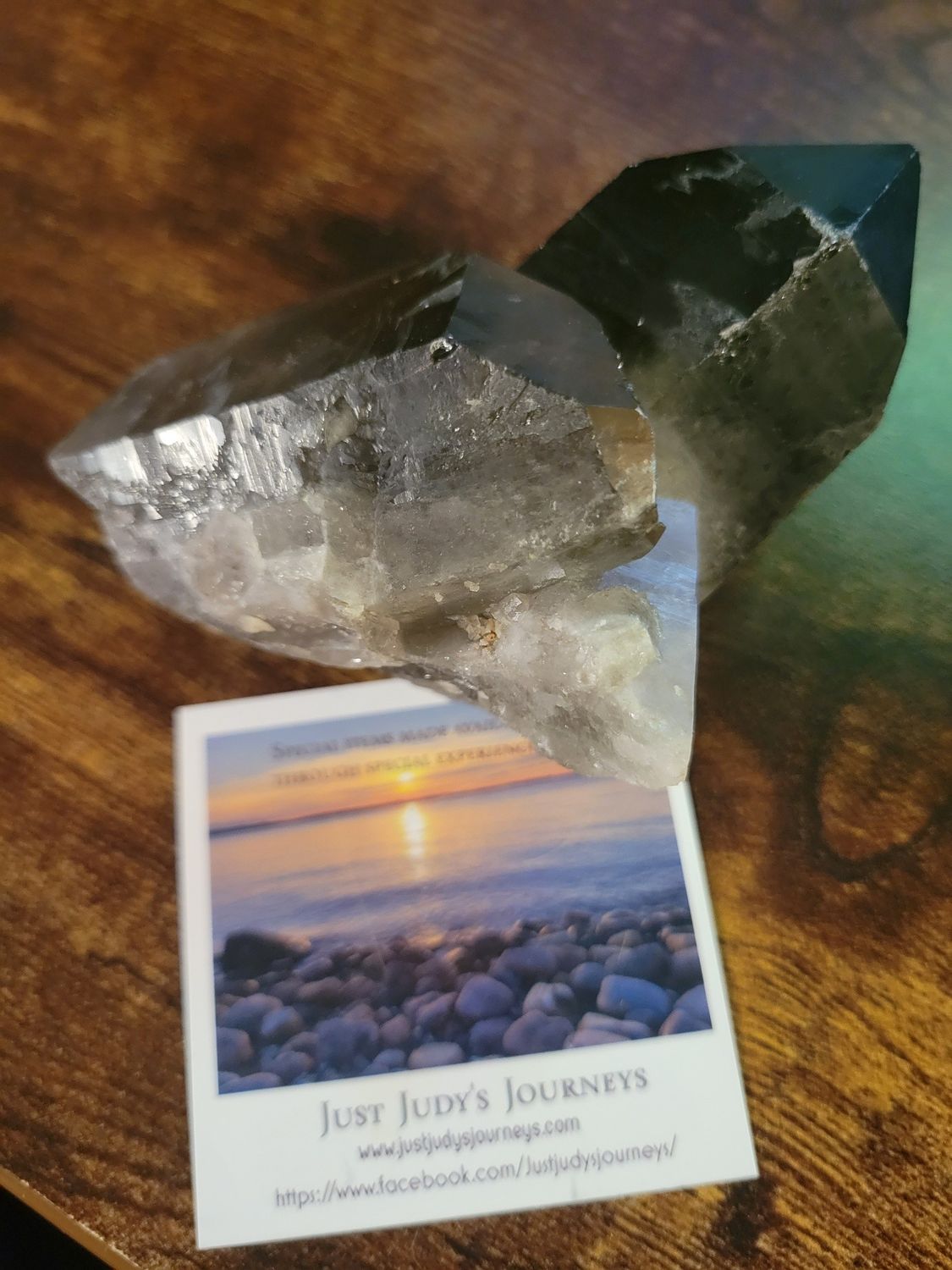 Crystal Smoky Quartz Chunk 13ozs.