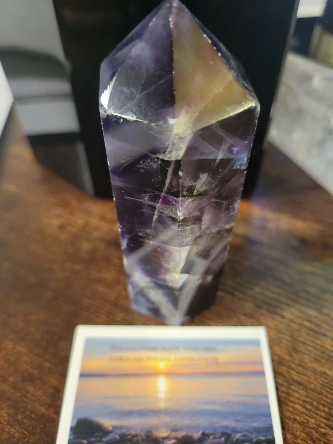 Crystal Fluorite Obelisk- Amazing colors!