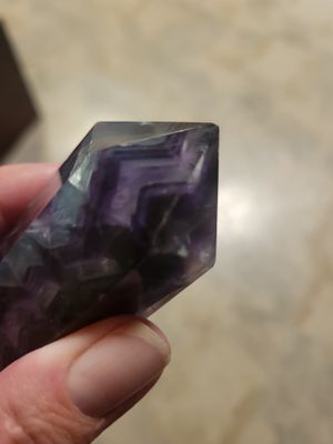 Crystal Fluorite Obelisk- Amazing colors!