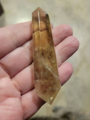 Crystal Smooth Double Terminated Citrine