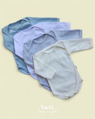 Pack de 4 Bodys Manga Larga