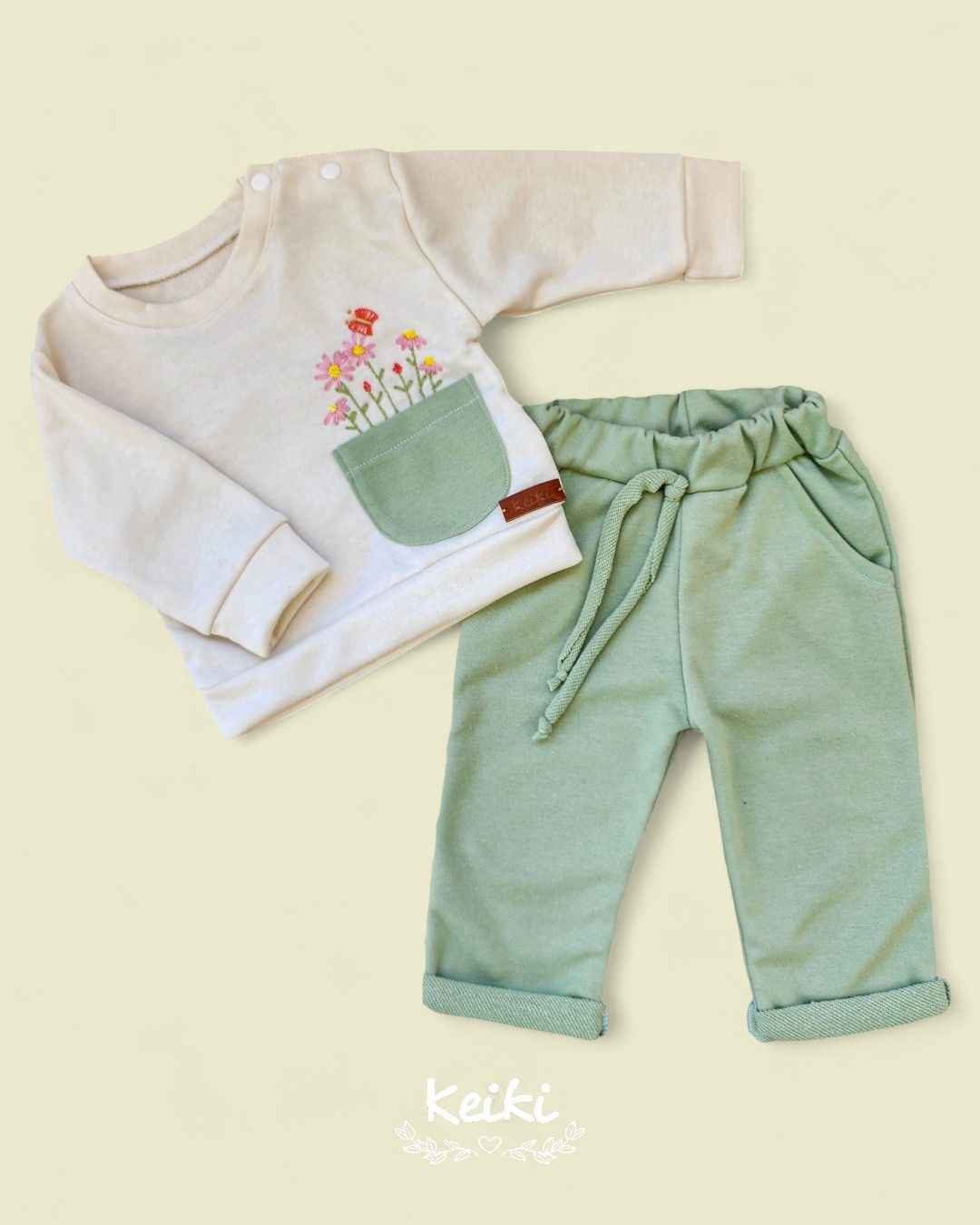 Conjunto Jogging Verano Florcitas