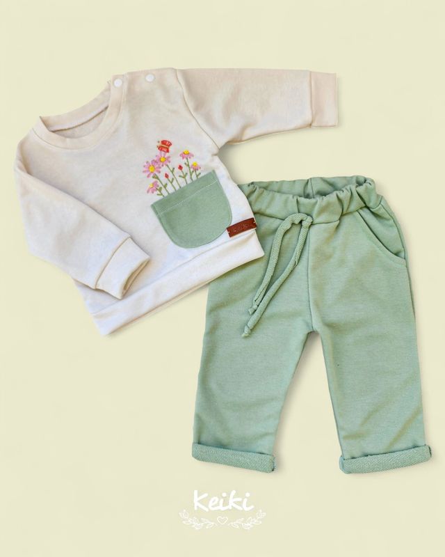 Conjunto Jogging Verano Florcitas