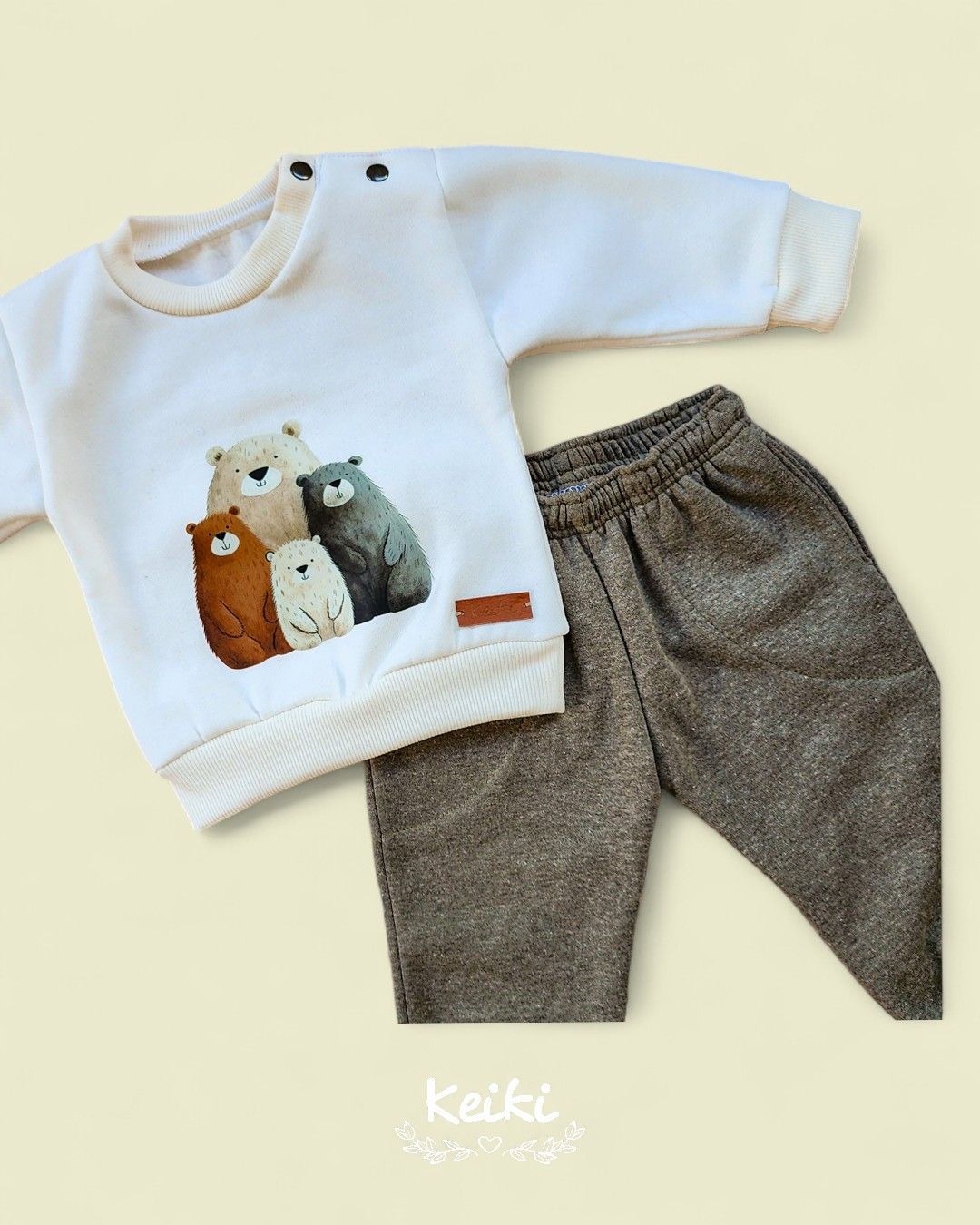 Conjunto Jogging de Felpa c/Estampa Varón