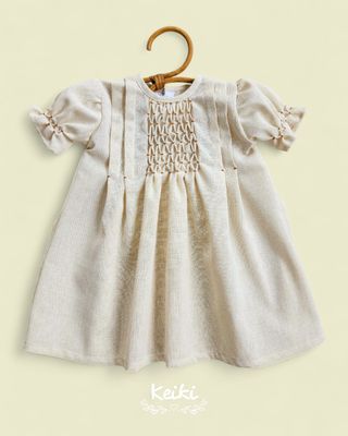 Vestido Punto Panal de Lino