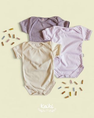 Pack de 4 Bodys Manga Corta Unisex